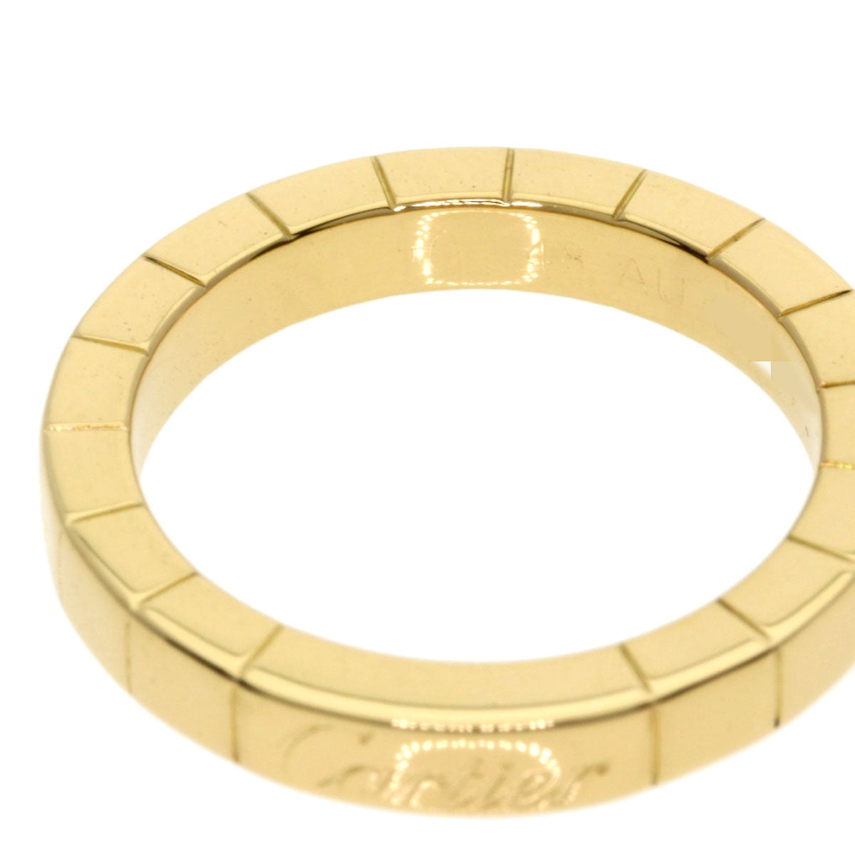 CARTIER Laniere # 48 Ring K18 Yellow Gold Ladies [Used]