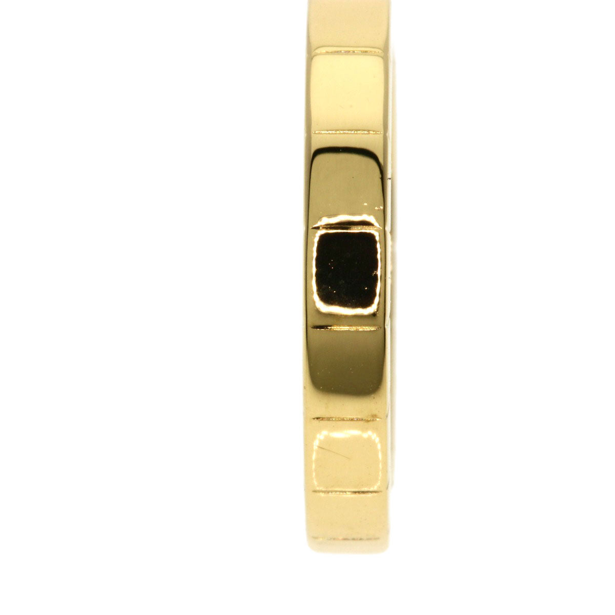 CARTIER Laniere # 48 Ring K18 Yellow Gold Ladies [Used]