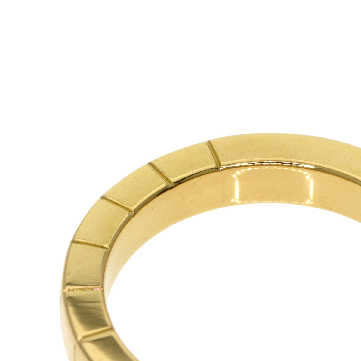 CARTIER Laniere # 48 Ring K18 Yellow Gold Ladies [Used]