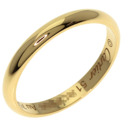 CARTIER Wedding #51 Ring K18 Yellow Gold Ladies [Used]