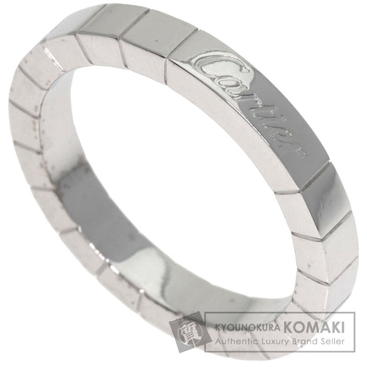 CARTIER Laniere # 54 Ring K18 White Gold Ladies [Used]