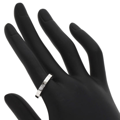 CARTIER Laniere # 54 Ring K18 White Gold Ladies [Used]