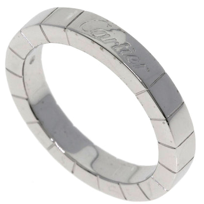 CARTIER Laniere # 48 Ring K18 White Gold Ladies [Used]