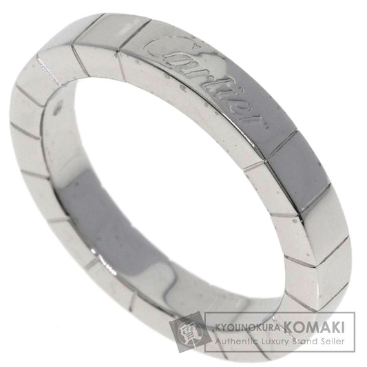 CARTIER Laniere # 48 Ring K18 White Gold Ladies [Used]