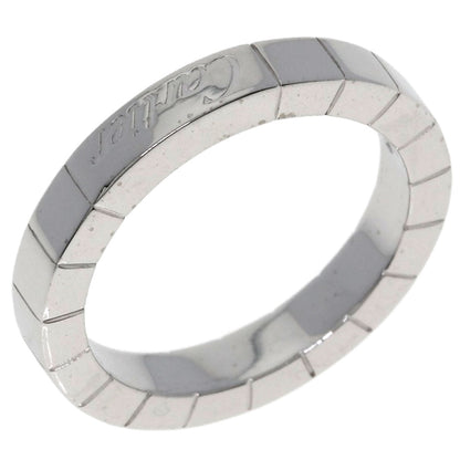 CARTIER Laniere # 48 Ring K18 White Gold Ladies [Used]
