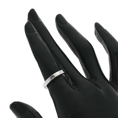 CARTIER Laniere # 48 Ring K18 White Gold Ladies [Used]