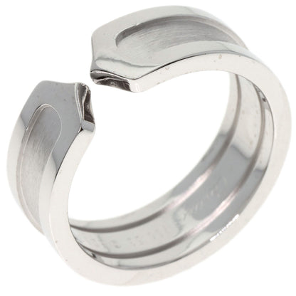 CARTIER C2 Ring SM #53 Ring K18 White Gold Ladies [Used]