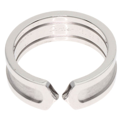 CARTIER C2 Ring SM #53 Ring K18 White Gold Ladies [Used]