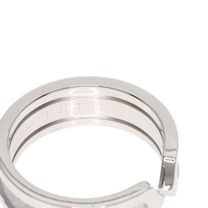CARTIER C2 Ring SM #53 Ring K18 White Gold Ladies [Used]