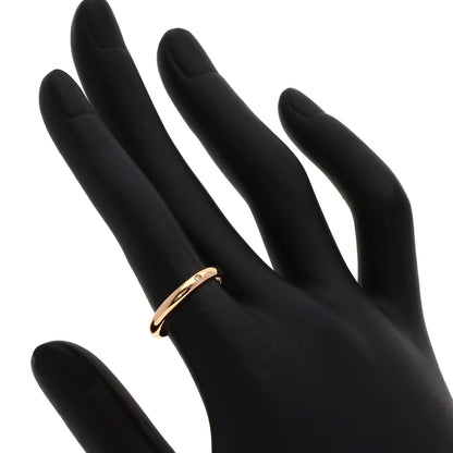 CARTIER Wedding 1P Diamond #51 Ring K18 Pink Gold Ladies [Used]