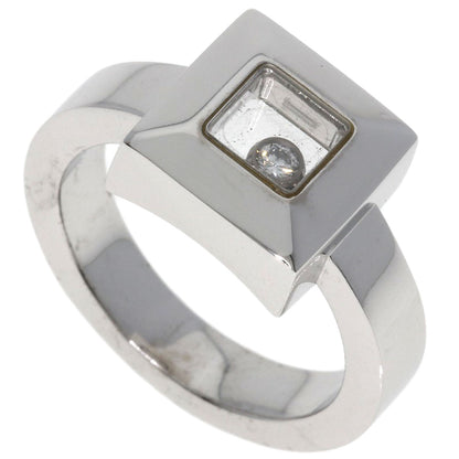 Chopard Happy Diamond Square Ring K18 White Gold Ladies [Used]