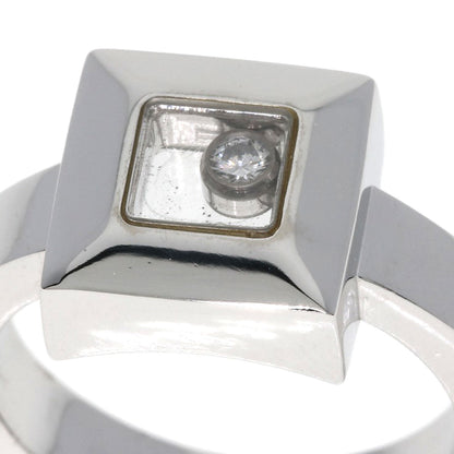 Chopard Happy Diamond Square Ring K18 White Gold Ladies [Used]