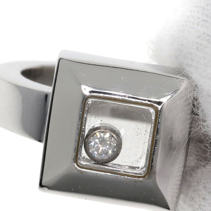 Chopard Happy Diamond Square Ring K18 White Gold Ladies [Used]