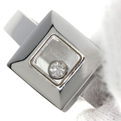 Chopard Happy Diamond Square Ring K18 White Gold Ladies [Used]