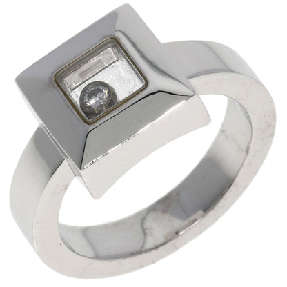 Chopard Happy Diamond Square Ring K18 White Gold Ladies [Used]