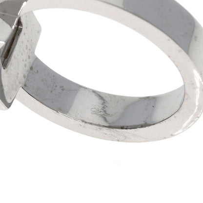 Chopard Happy Diamond Square Ring K18 White Gold Ladies [Used]