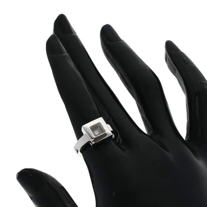 Chopard Happy Diamond Square Ring K18 White Gold Ladies [Used]