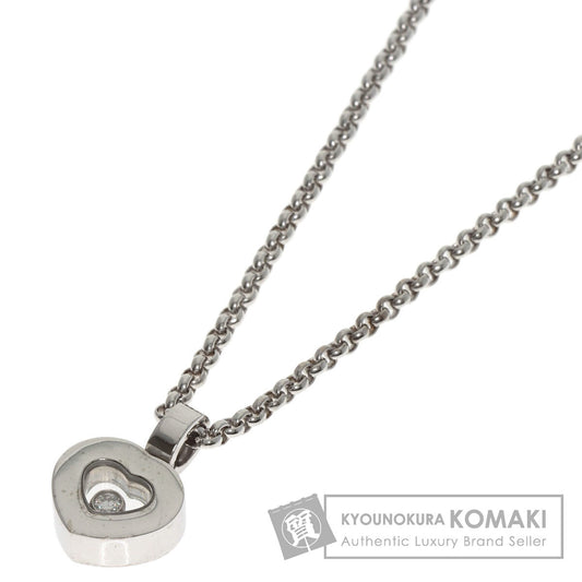 Chopard Happy diamond Necklace K18 White Gold Ladies [Used]