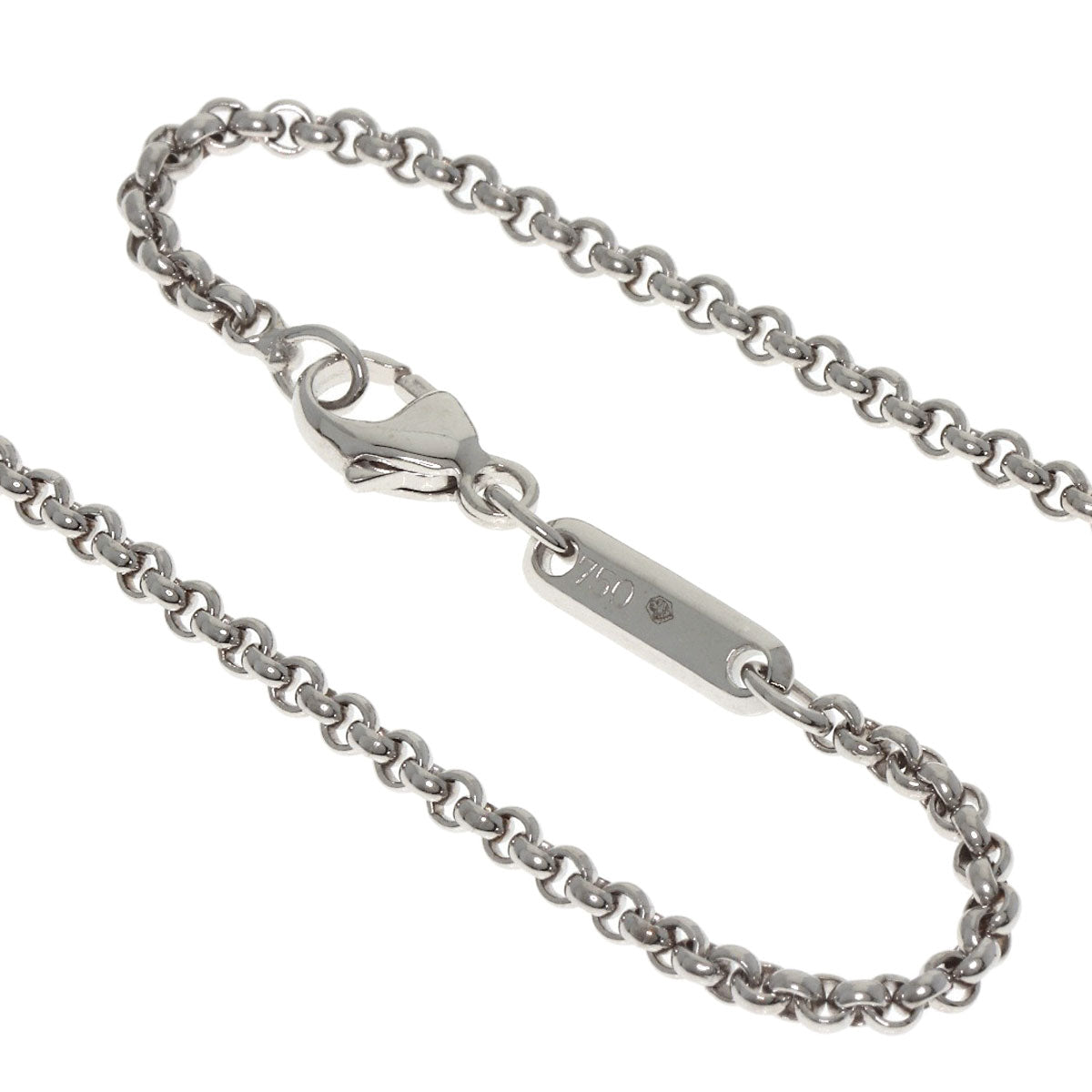 Chopard Happy diamond Necklace K18 White Gold Ladies [Used]