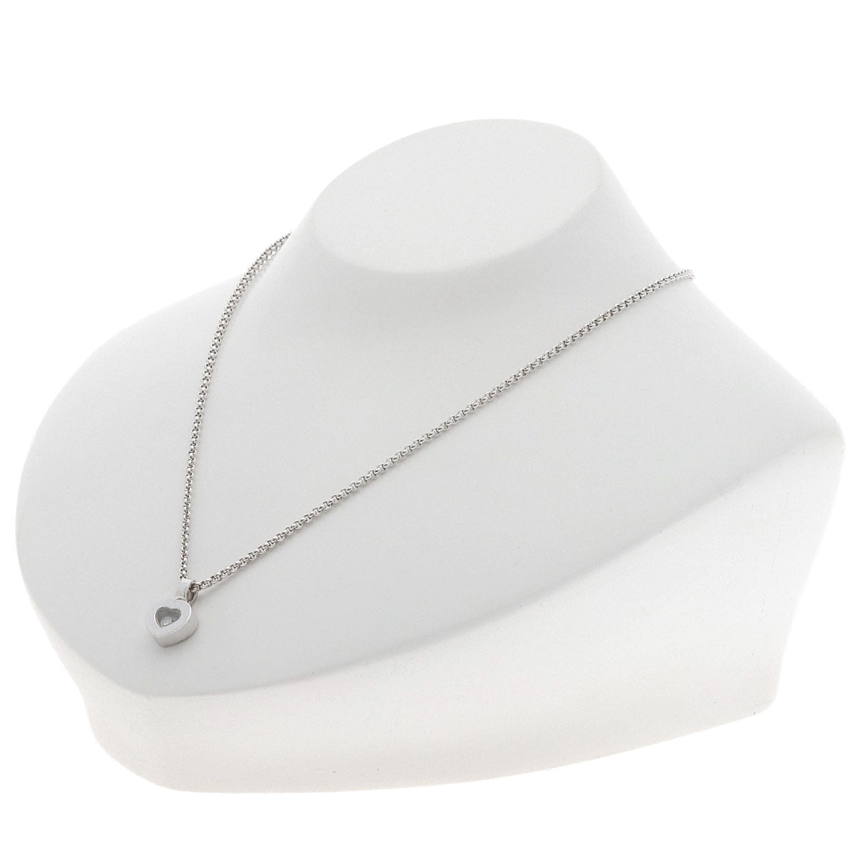 Chopard Happy diamond Necklace K18 White Gold Ladies [Used]