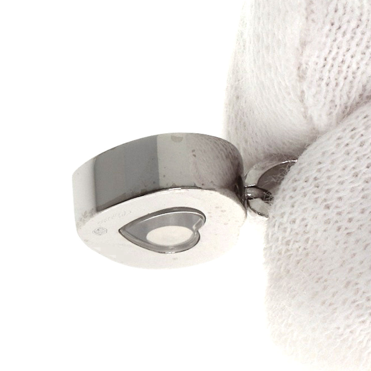 Chopard Happy diamond Necklace K18 White Gold Ladies [Used]