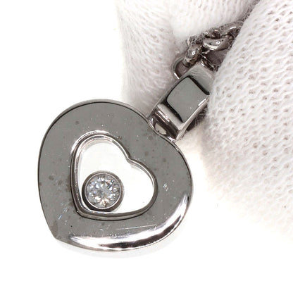 Chopard Happy diamond Necklace K18 White Gold Ladies [Used]