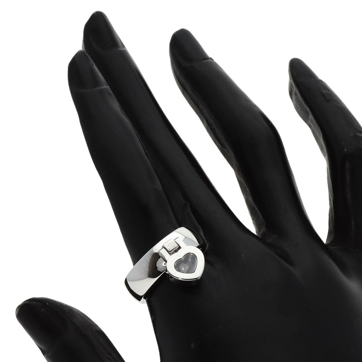 Chopard Happy diamond Ring K18 White Gold Ladies [Used]