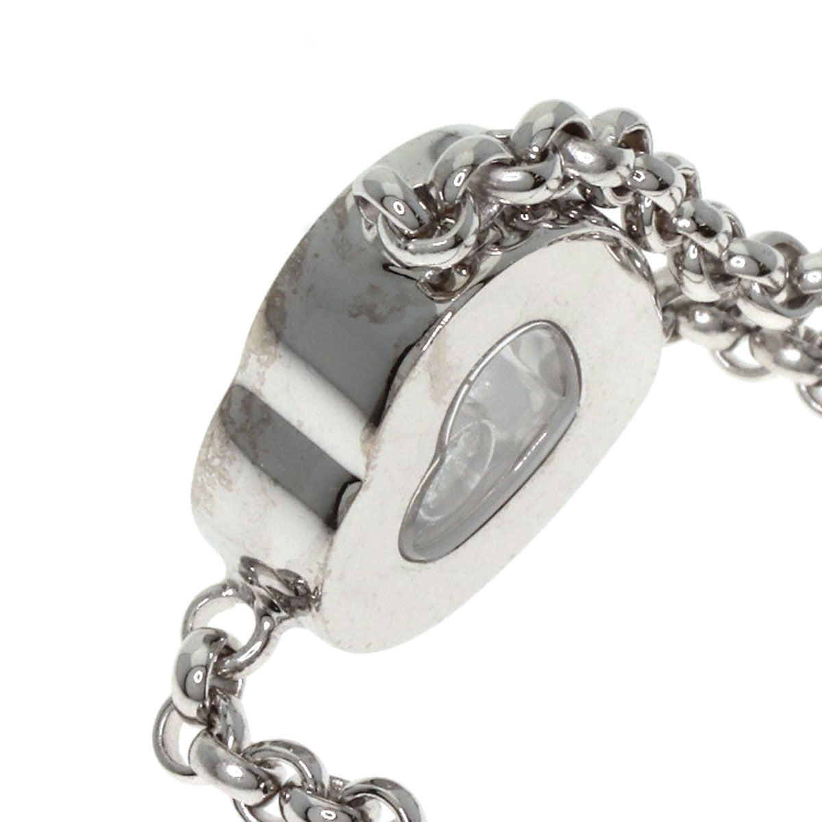 Chopard Happy diamond Necklace K18 White Gold Ladies [Used]