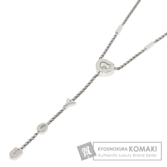 Chopard Happy diamond Necklace K18 White Gold Ladies [Used]