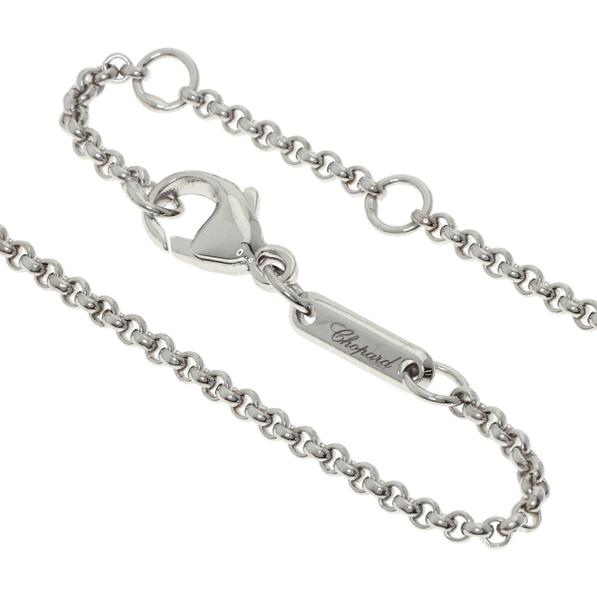 Chopard Happy diamond Necklace K18 White Gold Ladies [Used]