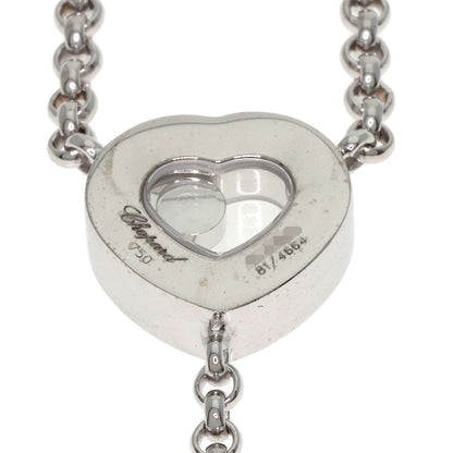 Chopard Happy diamond Necklace K18 White Gold Ladies [Used]