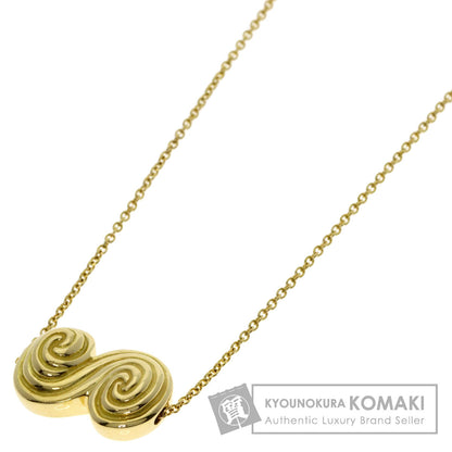 TIFFANY&Co. tornado Necklace K18 Yellow Gold Ladies [Used]