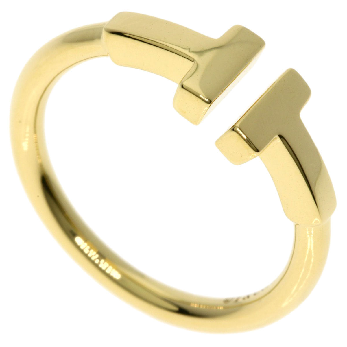 ティファニー Tワイヤー リング・指輪 K18イエローゴールド レディース 【中古】【TIFFANY&Co.】