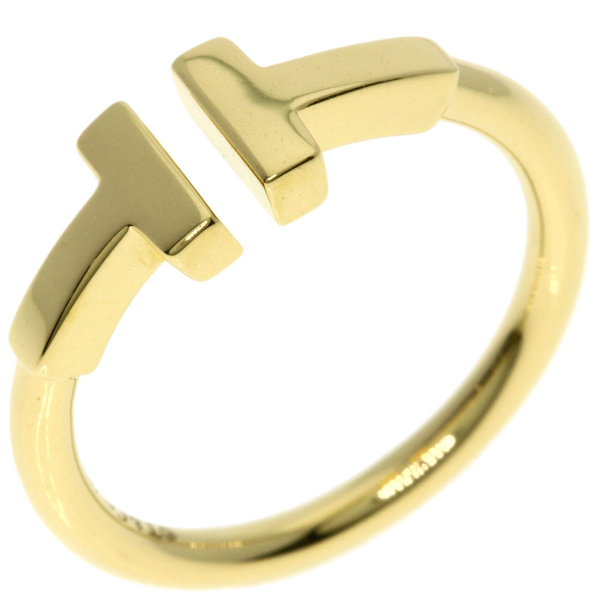 ティファニー Tワイヤー リング・指輪 K18イエローゴールド レディース 【中古】【TIFFANY&Co.】