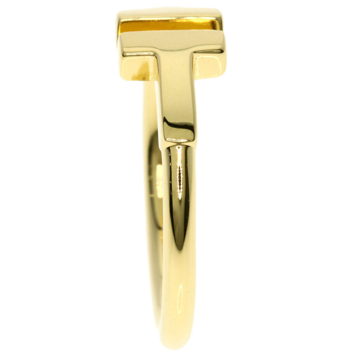 TIFFANY&Co. TWire Ring K18 Yellow Gold Ladies [Used]
