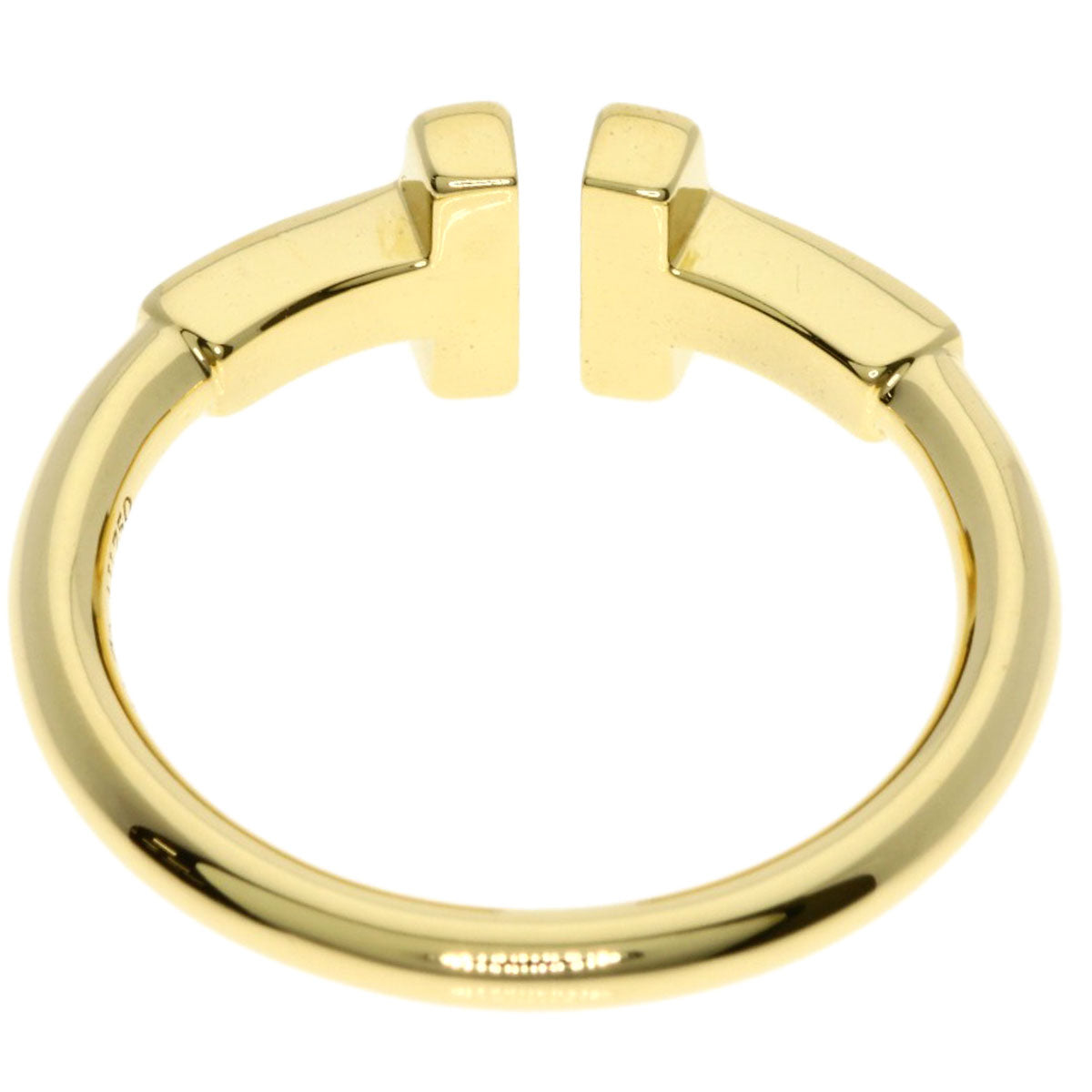 TIFFANY&Co. TWire Ring K18 Yellow Gold Ladies [Used]