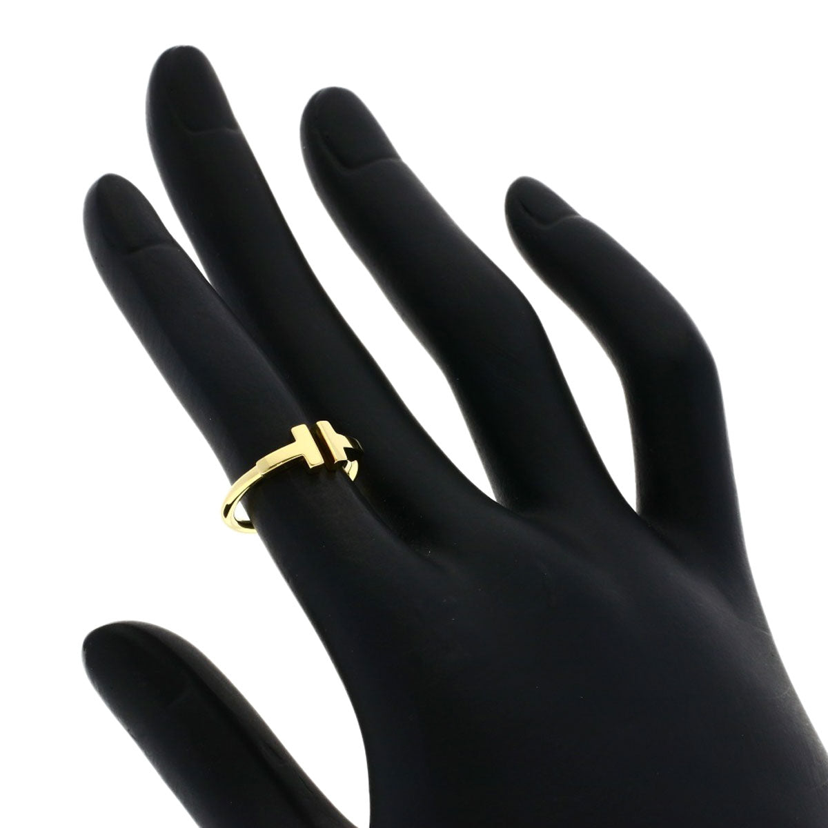 TIFFANY&Co. TWire Ring K18 Yellow Gold Ladies [Used]