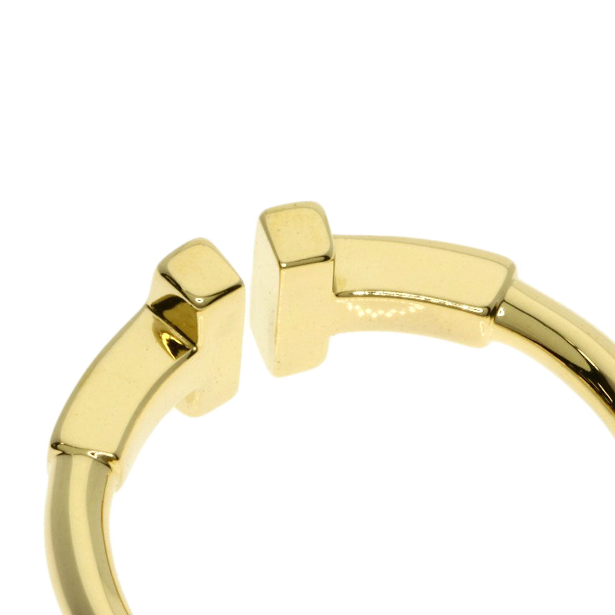 TIFFANY&Co. TWire Ring K18 Yellow Gold Ladies [Used]