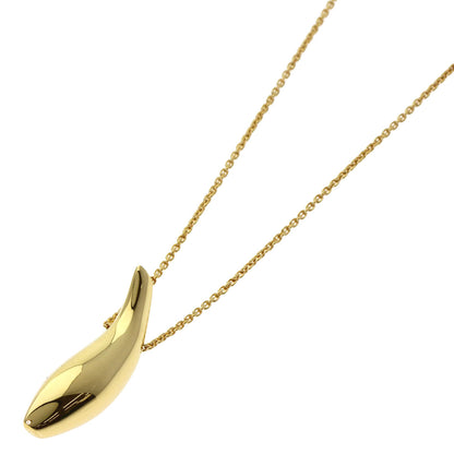 TIFFANY&Co. Fish Drop Necklace K18 Yellow Gold Ladies [Used]