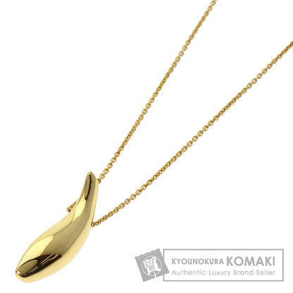 TIFFANY&Co. Fish Drop Necklace K18 Yellow Gold Ladies [Used]