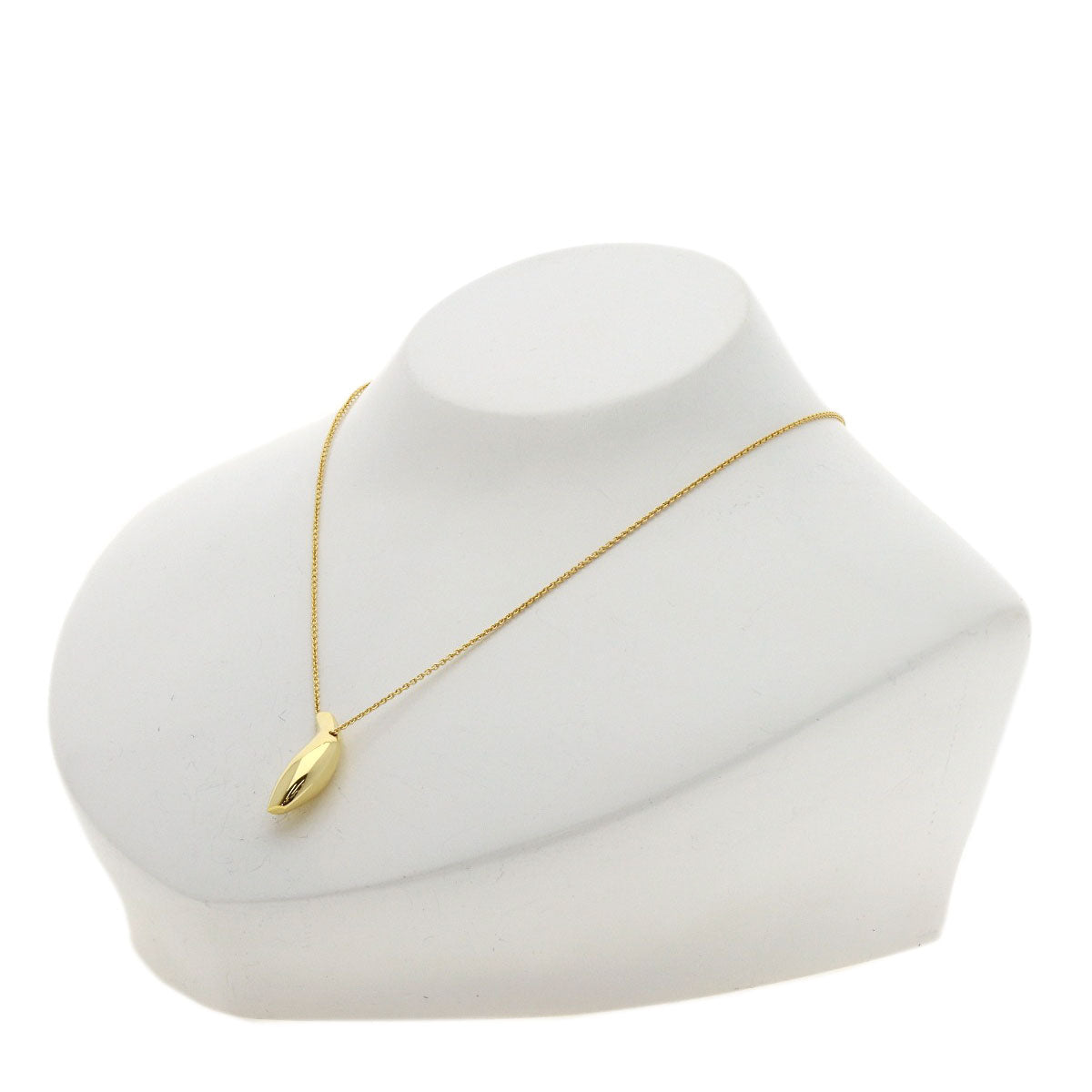 TIFFANY&Co. Fish Drop Necklace K18 Yellow Gold Ladies [Used]