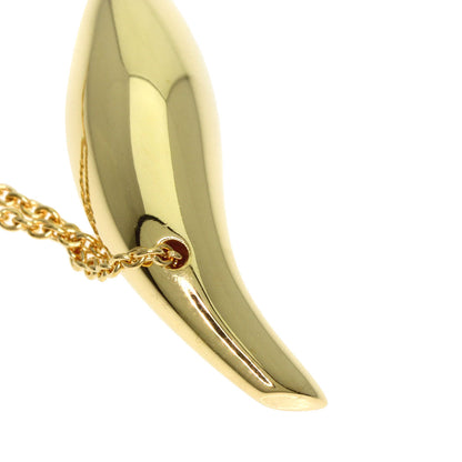 TIFFANY&Co. Fish Drop Necklace K18 Yellow Gold Ladies [Used]