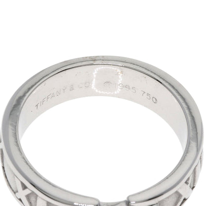 TIFFANY&Co. Atlas 3P Diamond Ring K18 White Gold Ladies [Used]