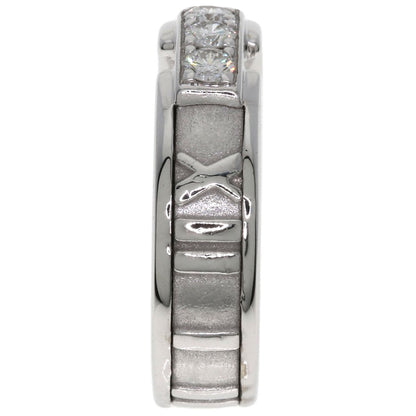 TIFFANY&Co. Atlas 3P Diamond Ring K18 White Gold Ladies [Used]
