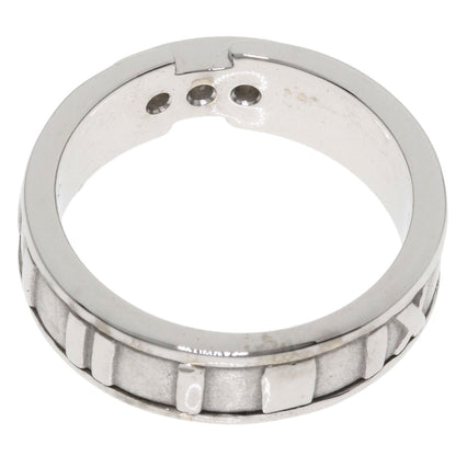 TIFFANY&Co. Atlas 3P Diamond Ring K18 White Gold Ladies [Used]