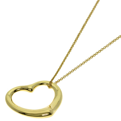 TIFFANY&Co. Open heart Necklace K18 Yellow Gold Ladies [Used]