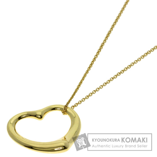 TIFFANY&Co. Open heart Necklace K18 Yellow Gold Ladies [Used]
