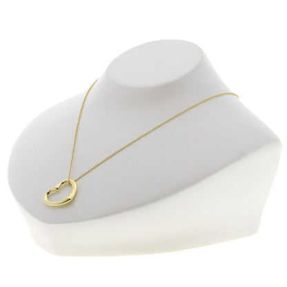 TIFFANY&Co. Open heart Necklace K18 Yellow Gold Ladies [Used]