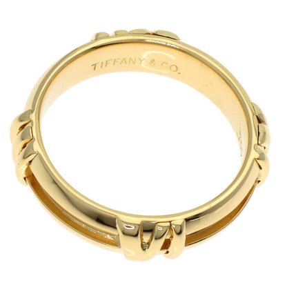 TIFFANY&Co. Atlas Ring K18 Yellow Gold Ladies [Used]