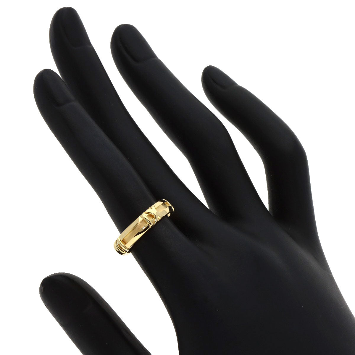 TIFFANY&Co. Atlas Ring K18 Yellow Gold Ladies [Used]